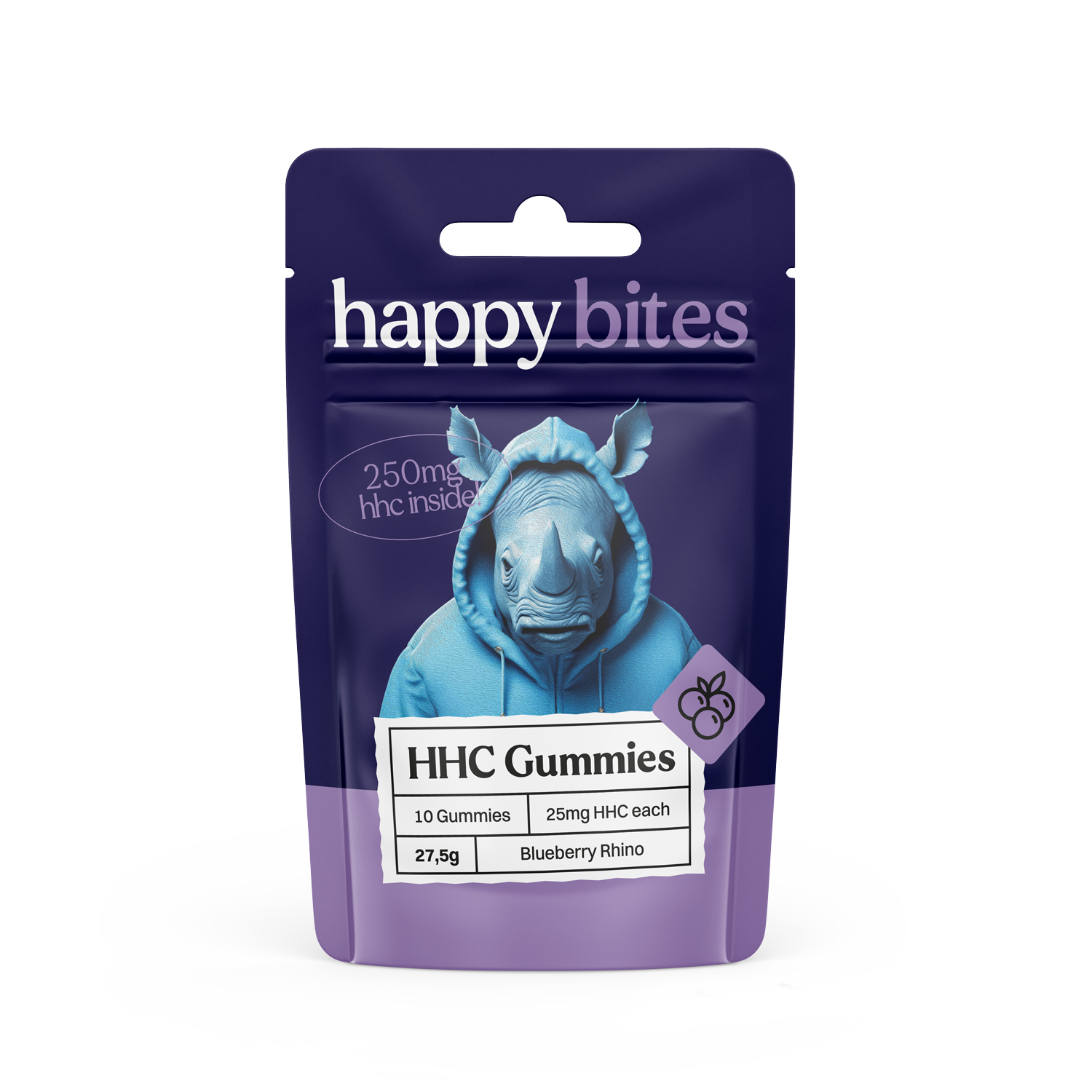 Happy Bites Gummy Blueberry