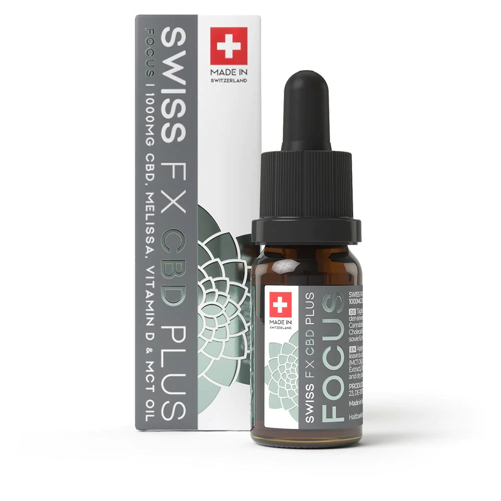 SWISSFX FOCUS CBD-OLIE (1000 mg)