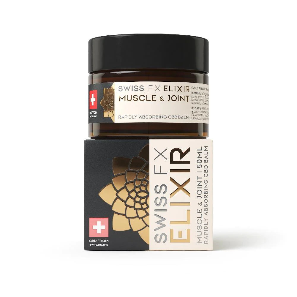 SWISSFX BÁLSAMO DE CBD PARA MÚSCULOS Y ARTICULACIONES