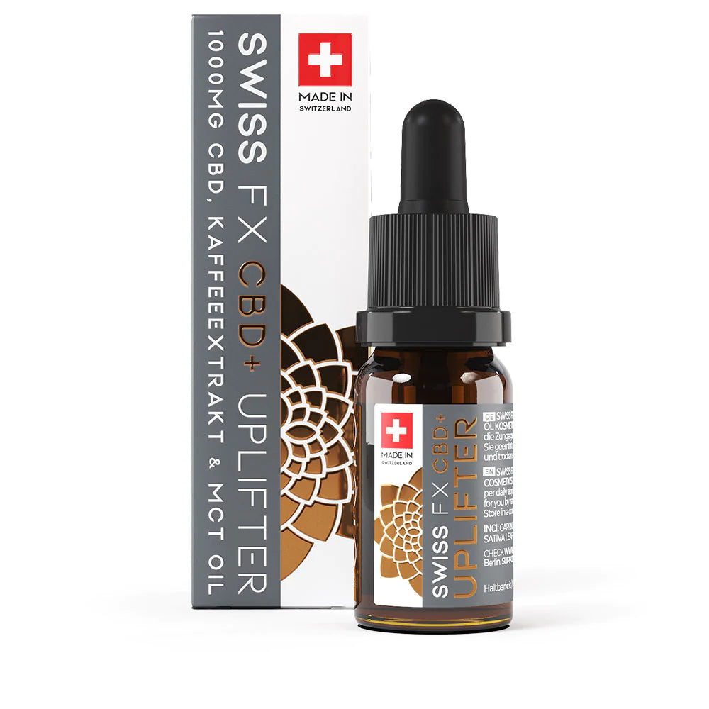 SWISSFX Opbeurende 10% CBD + Cafeïne